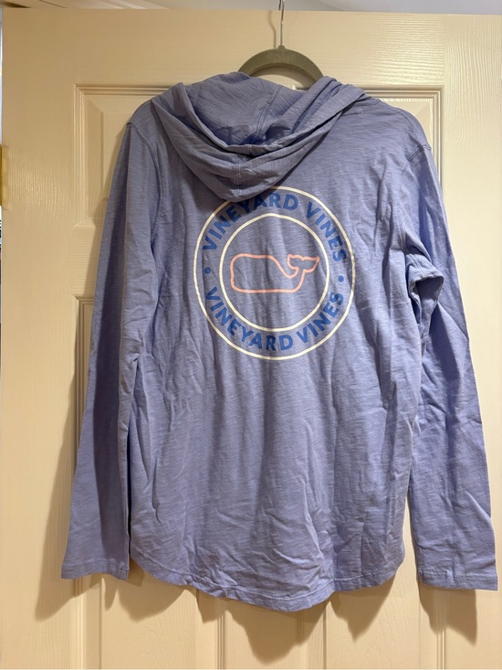 Vineyard Vines Tops - Vineyard Vines Lilac Long-Sleeve Hoodie with Whale Logo